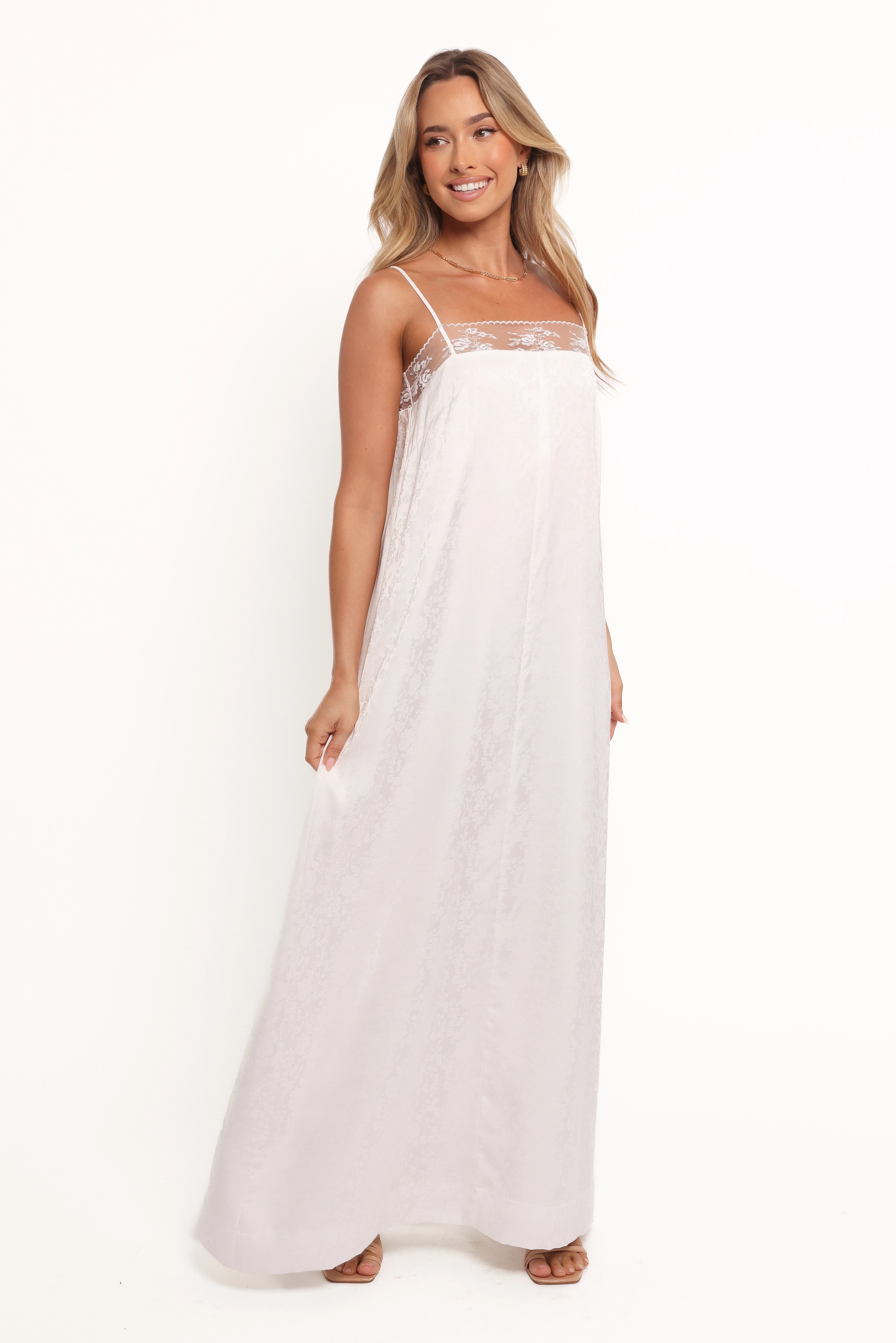 Alisha Maxi Dress - White