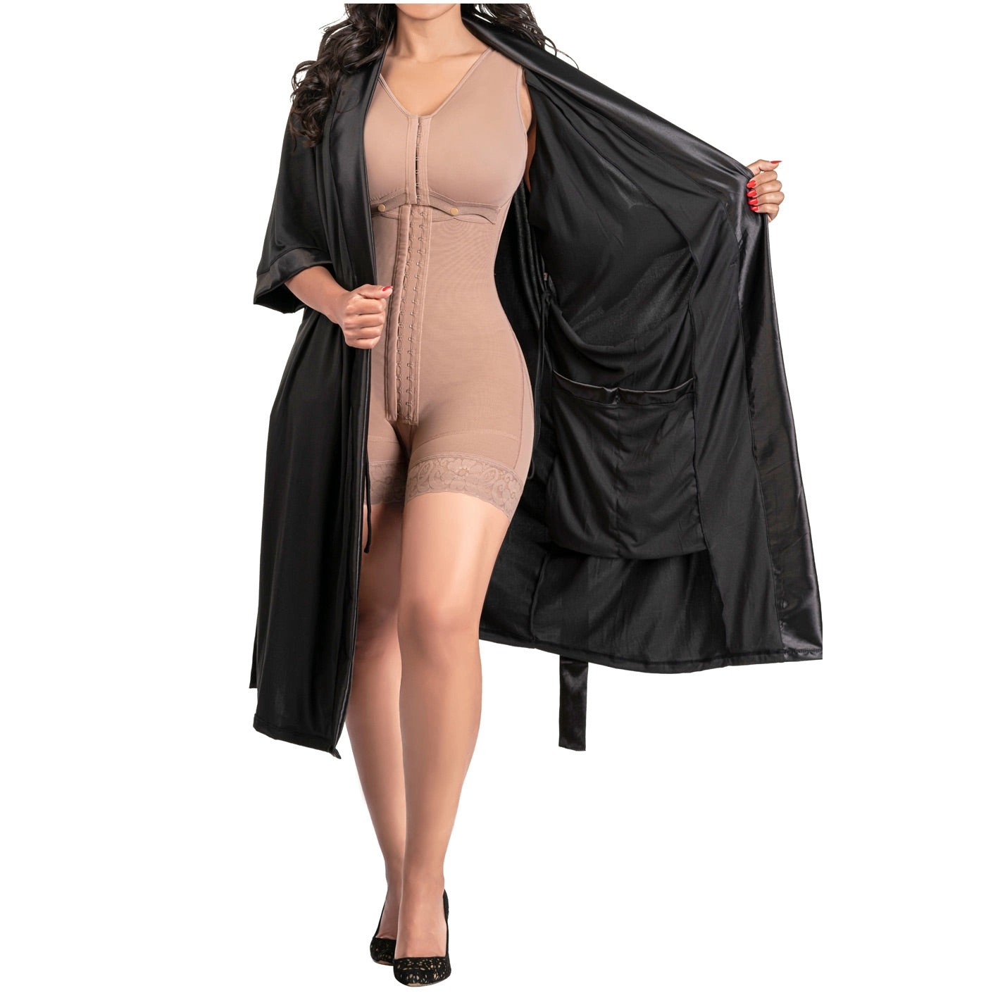 Be Shapy | Postpartum BBL Stage 2 Faja   Post Surgery Mastectomy Pajamas Bundle