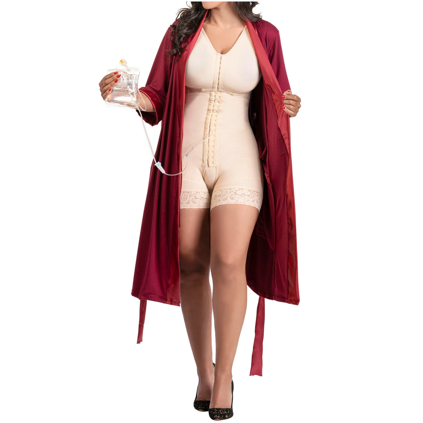Be Shapy | Postpartum BBL Stage 2 Faja   Post Surgery Mastectomy Pajamas Bundle