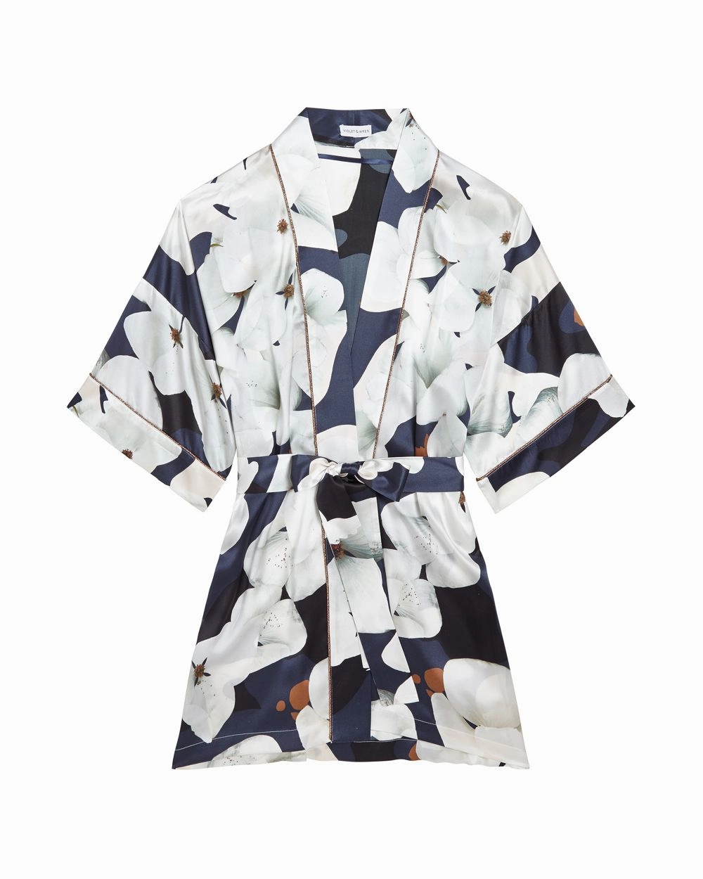 Camo Bloom Short Kimono