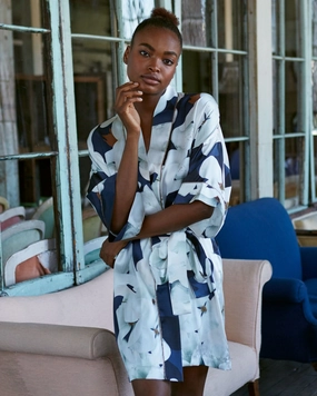 Camo Bloom Short Kimono