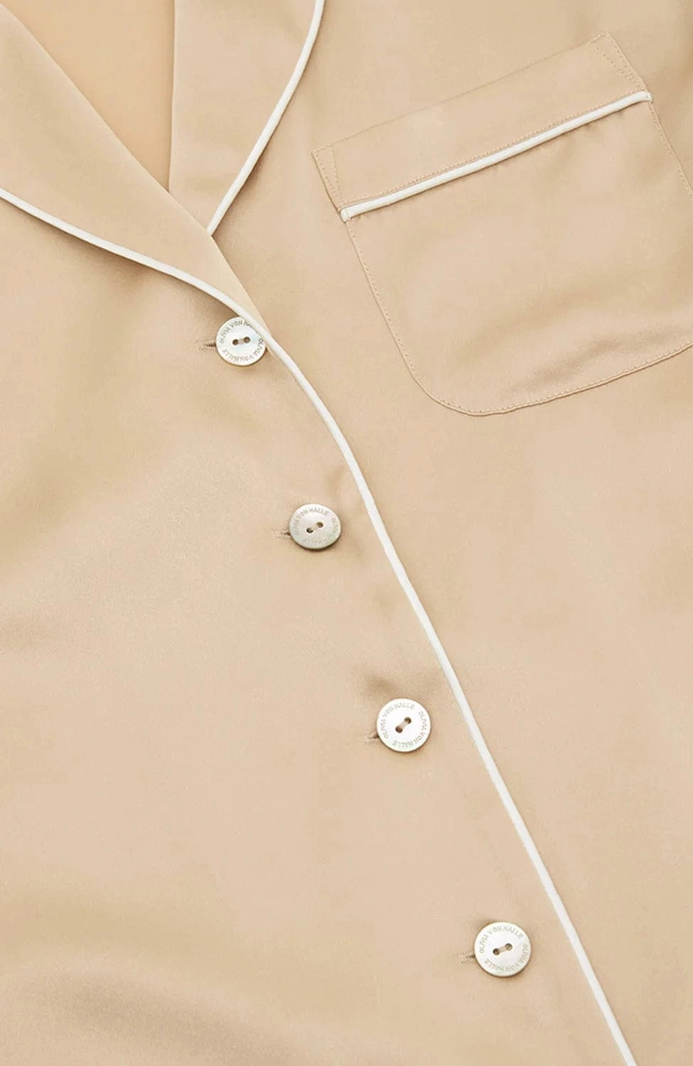 Coco Caramel Silk Pajama Set
