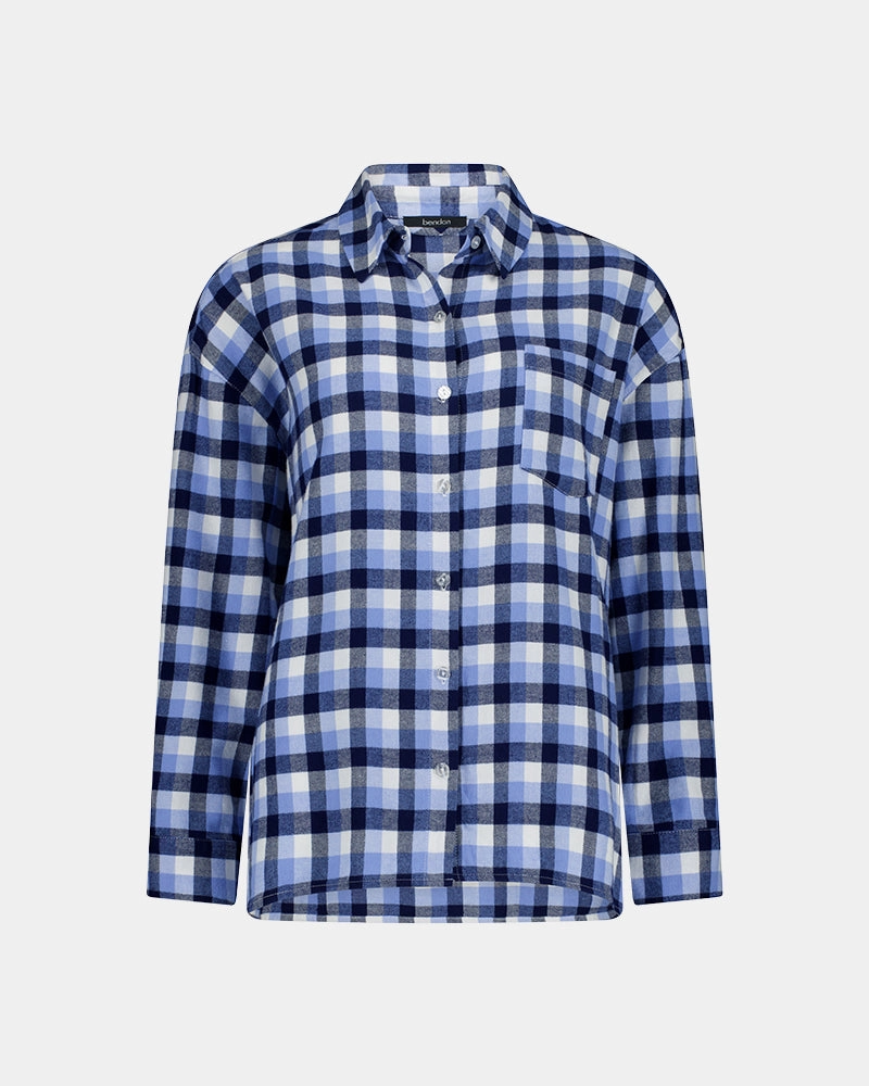 Cosy Flannel Long Sleeve PJ Top