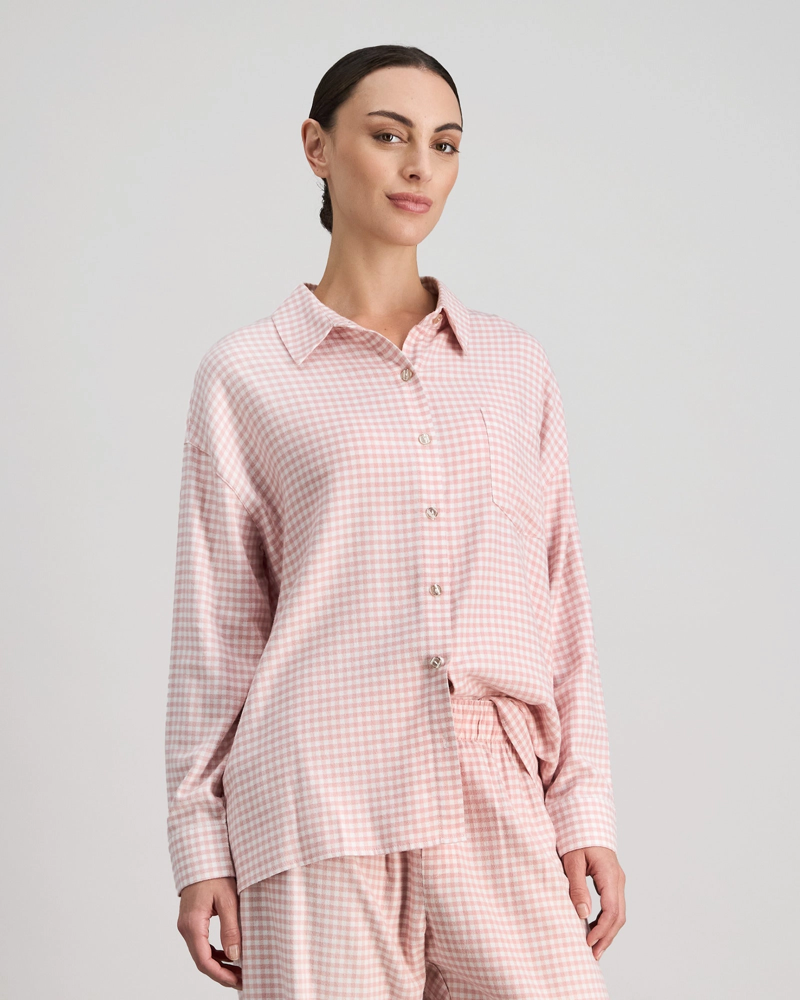 Cosy Flannel Long Sleeve PJ Top