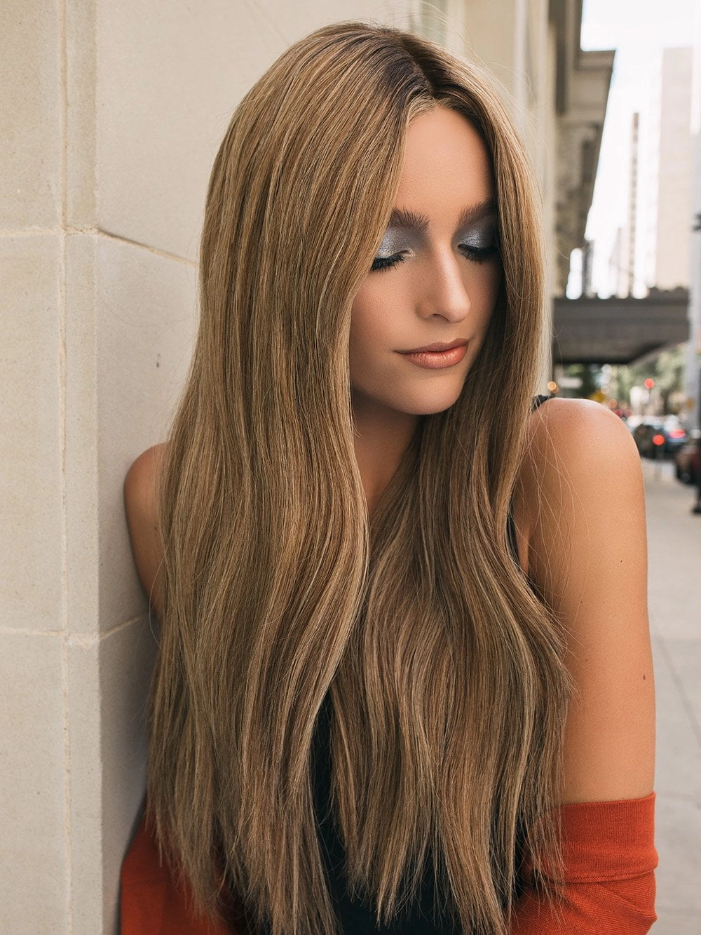 Glamour and More | Remy Human Hair Lace Front Wig (Hand-Tied)