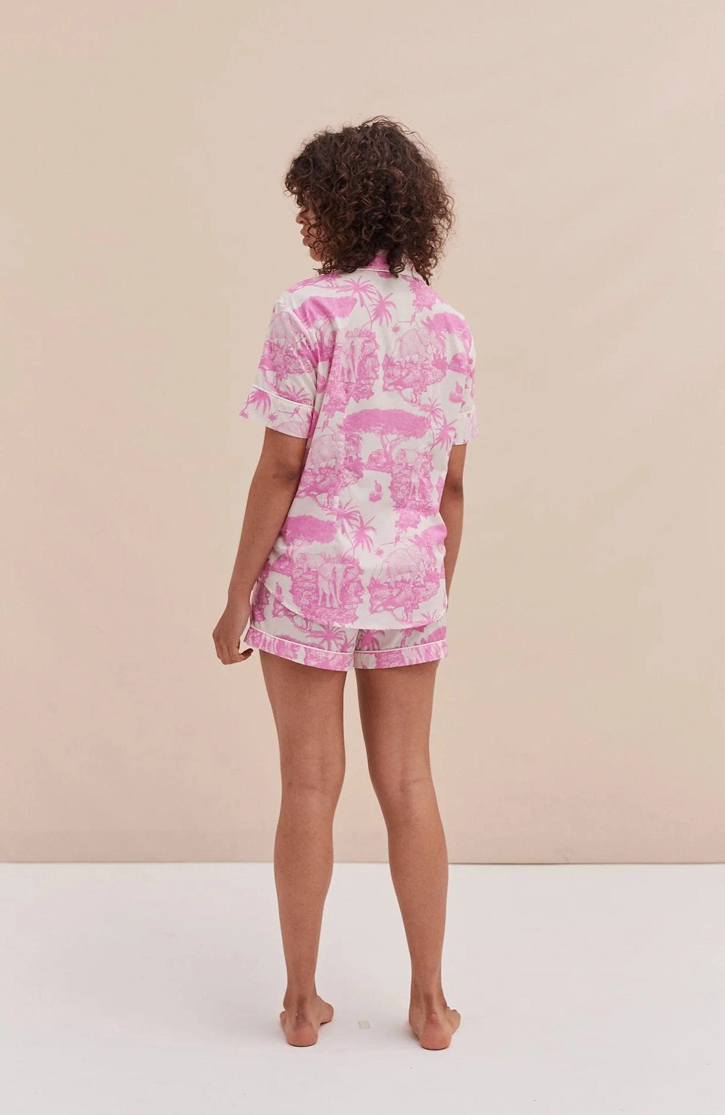Loxodonta Organic Cotton Short Pajama Set