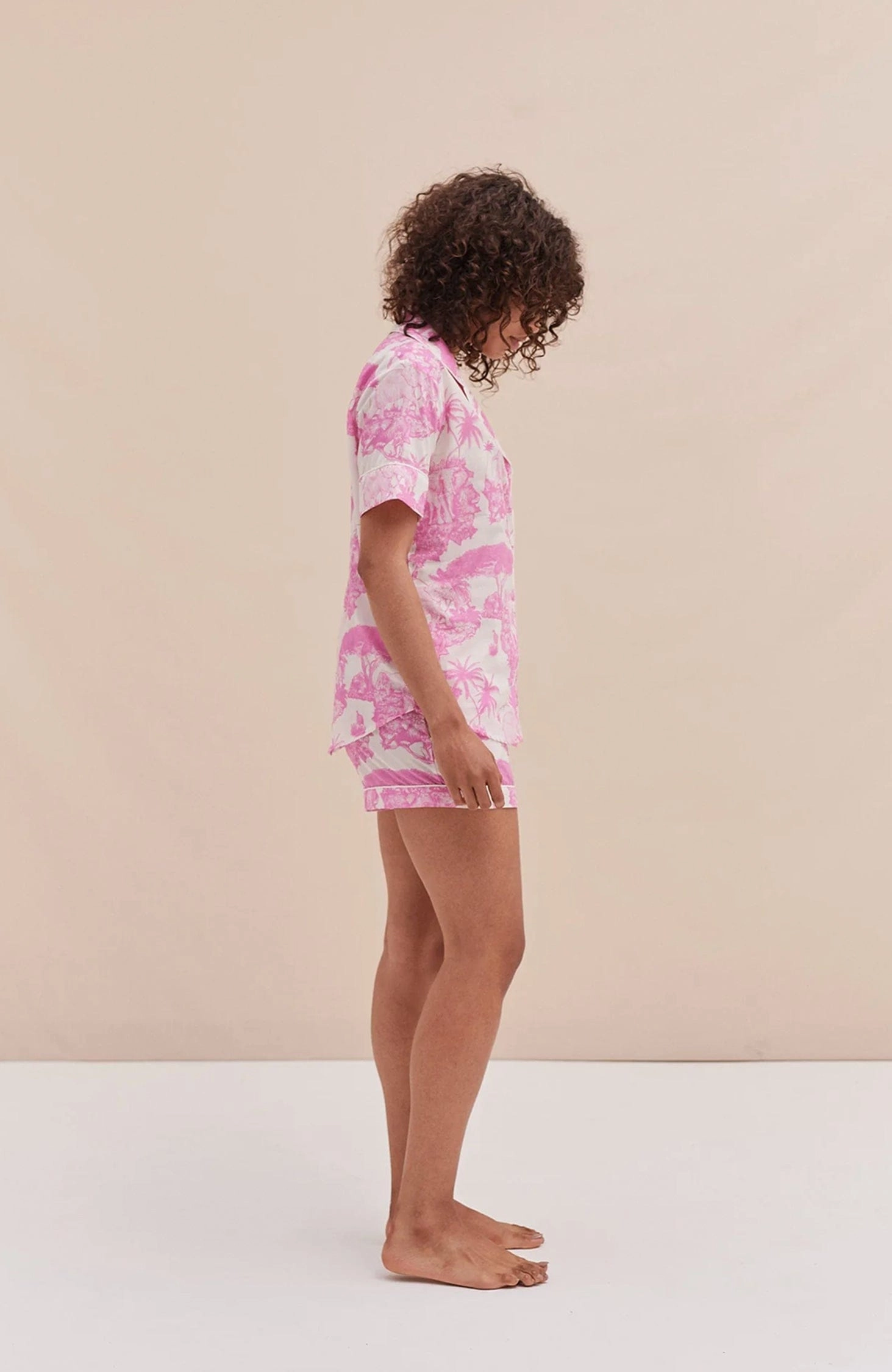 Loxodonta Organic Cotton Short Pajama Set