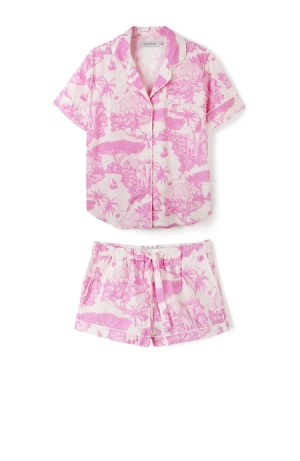Loxodonta Organic Cotton Short Pajama Set