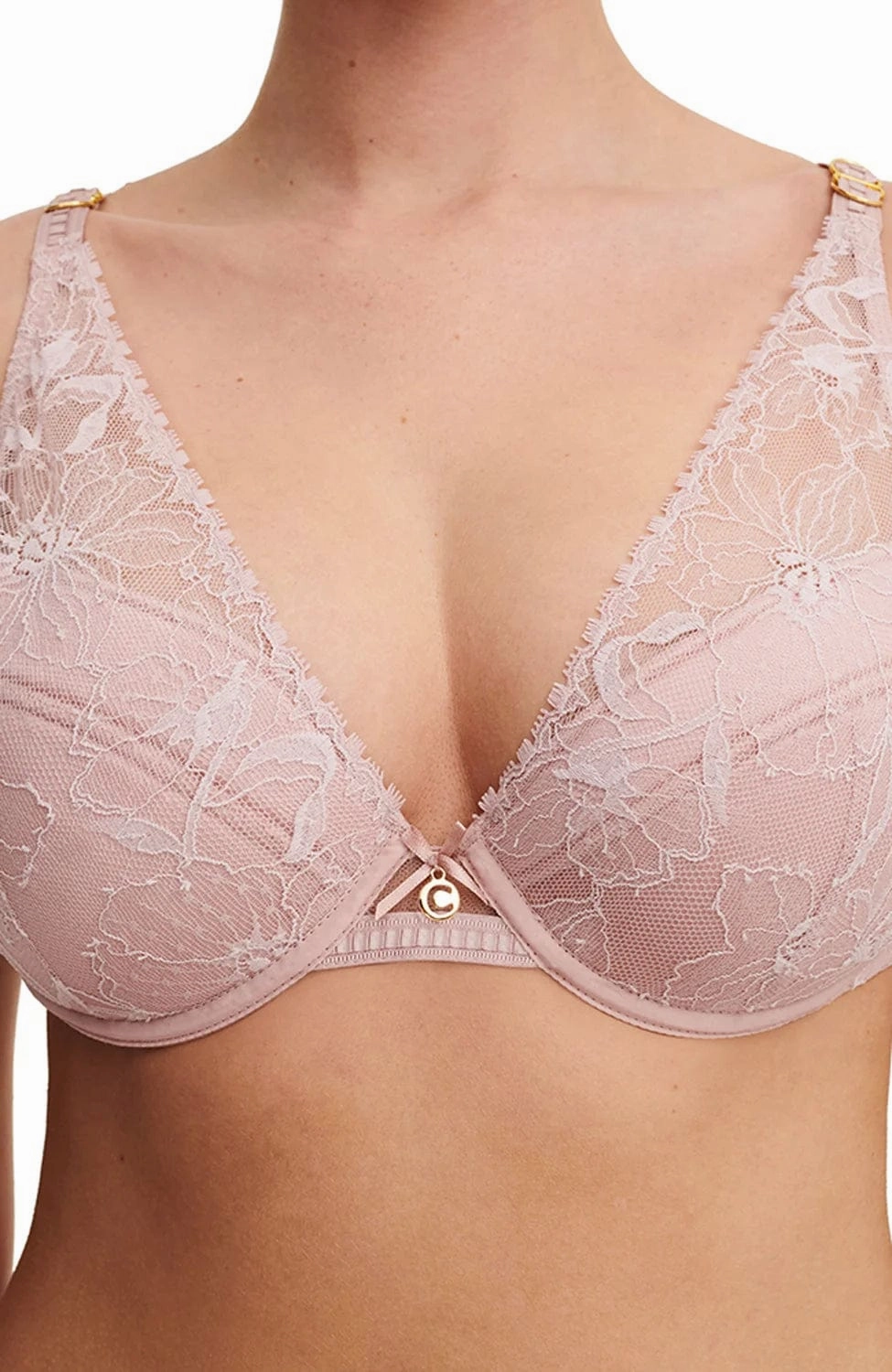 Orchids Push-Up Bra and Shorty Set