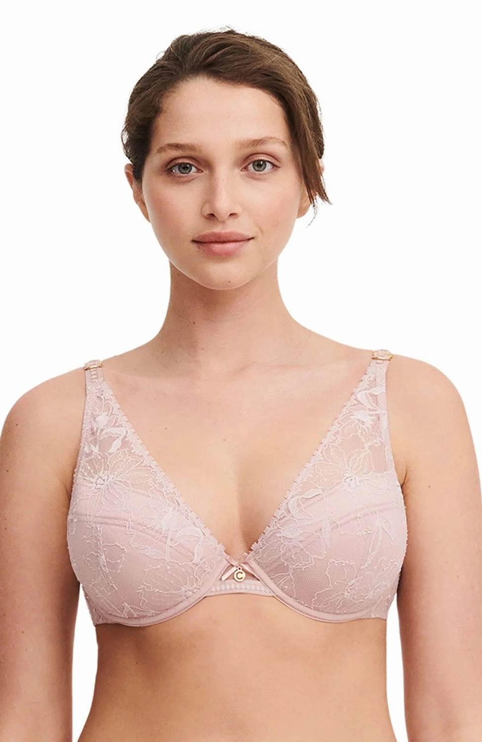 Orchids Push-Up Bra and Shorty Set