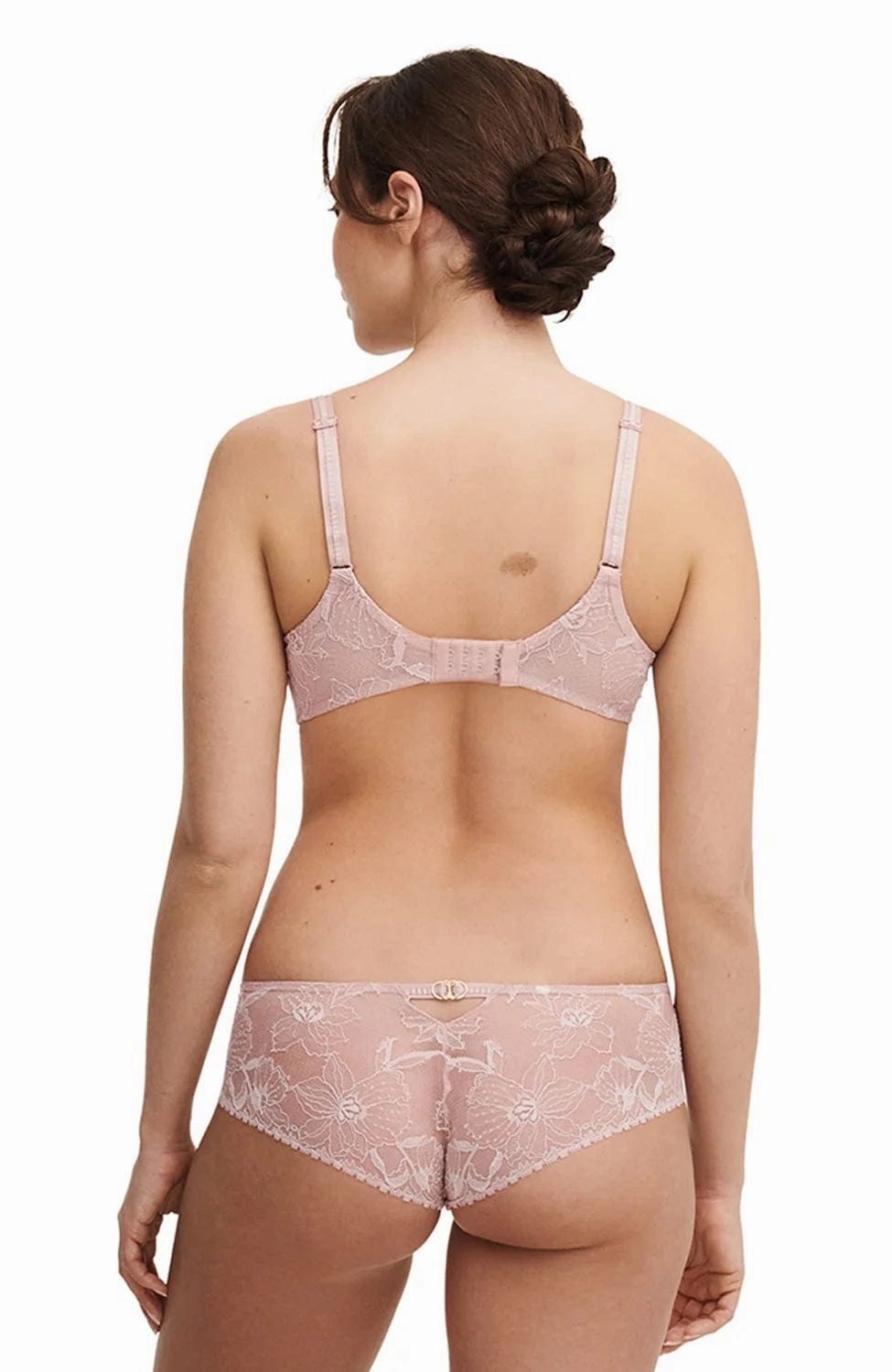 Orchids Push-Up Bra and Shorty Set
