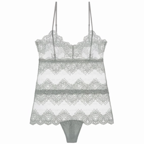 So Fine with Lace Cheeky Bodysuit