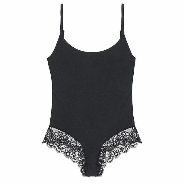So Fine with Lace Low Back Bodysuit